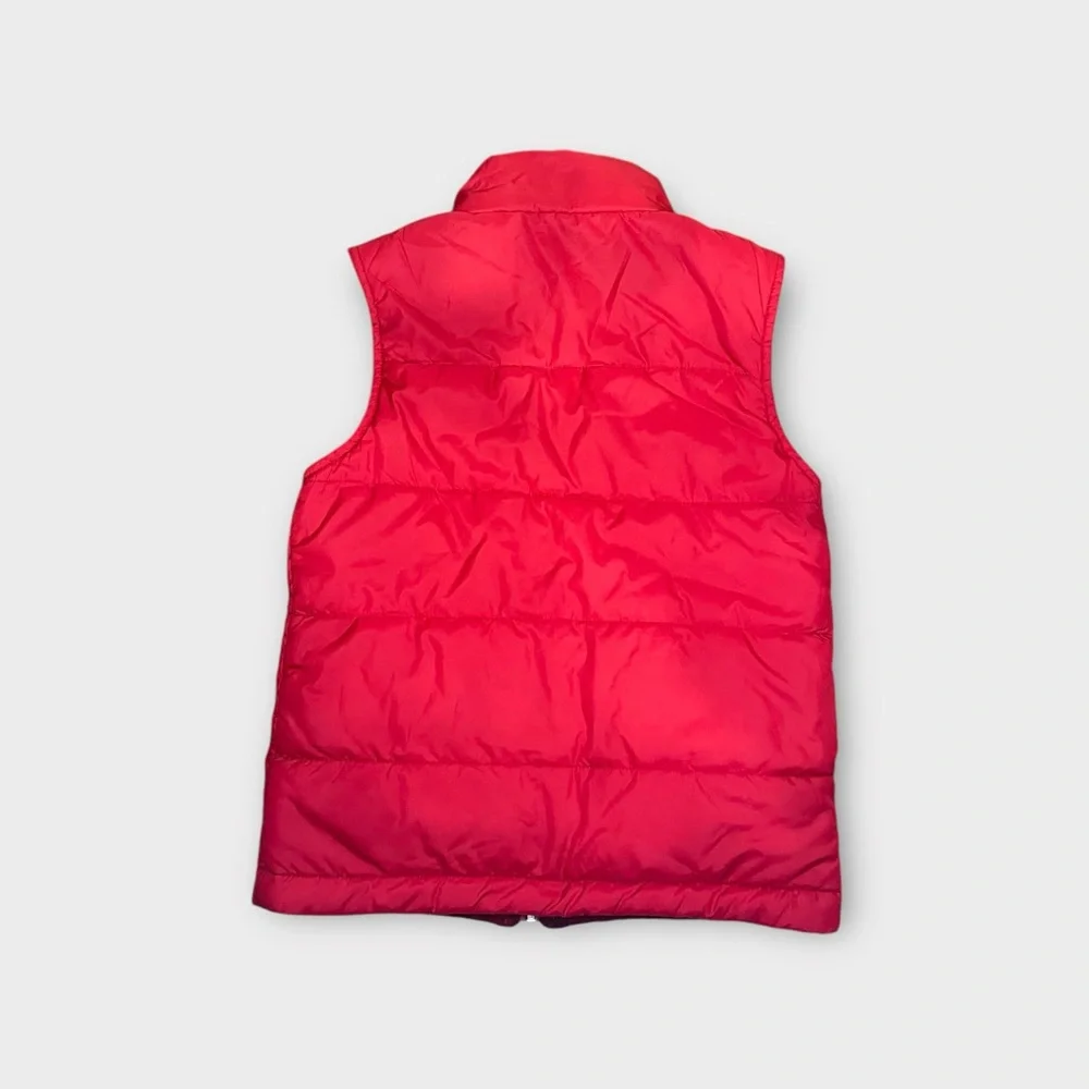 Columbia Red Plaid Reversible Vest